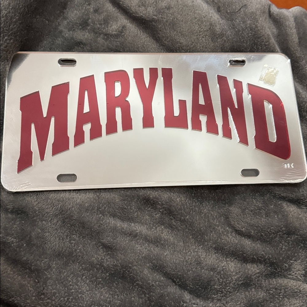 Maryland License Plate Sign
